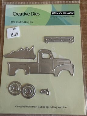 Penny Black Creative Dies “Vintage Truck” Steel Cutting Die